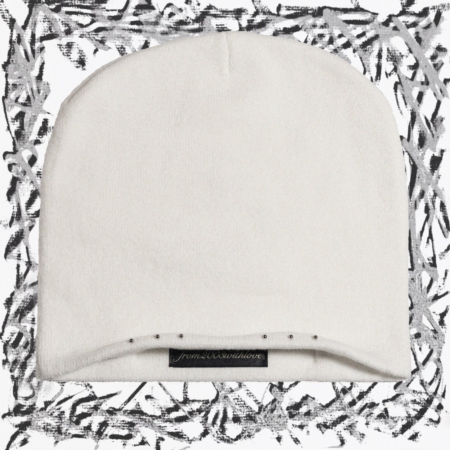 WHITE ANTI-SKULLCAP